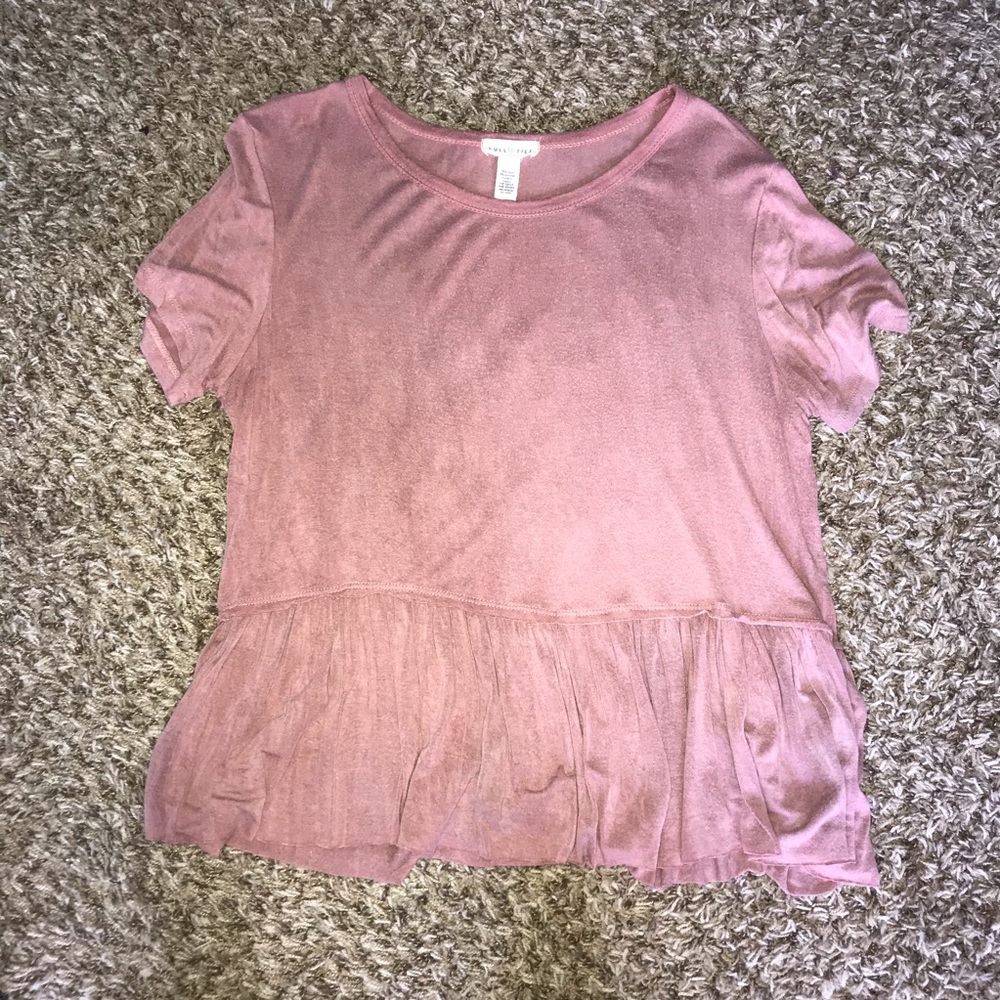 Light pink babydoll top